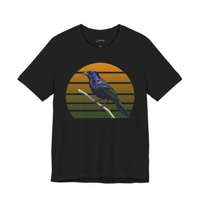 Grackle T-Shirt | Unisex Retail Fit Bird Lover Tee | Wildlife Birder Gift