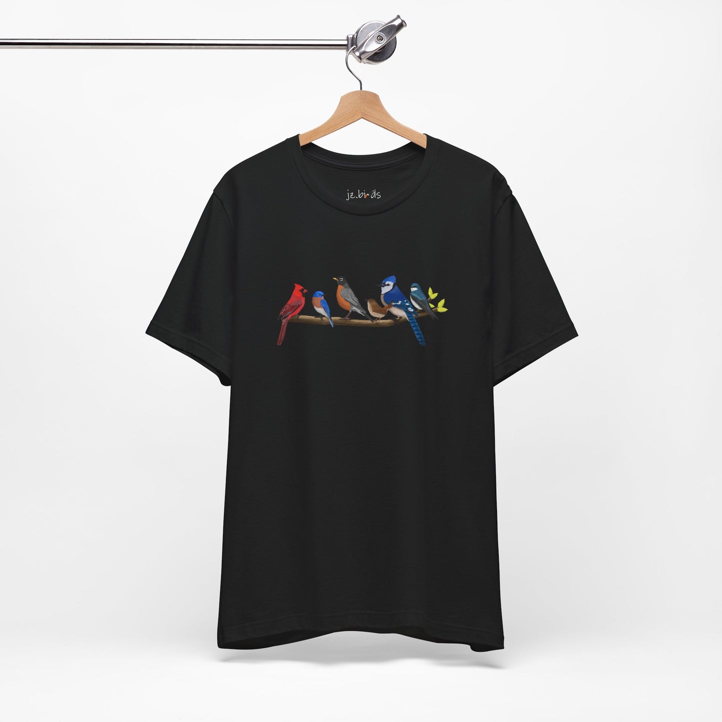 Birds on a Branch T-Shirt Bluebird Cardinal Blue Jay Bird Watcher Bird Lover