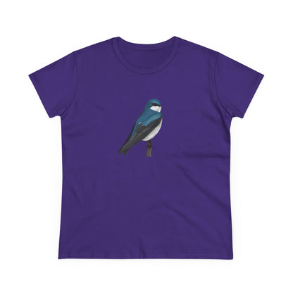 Tree Swallow Bird Design for Birdwatchers and Bird Lovers Women's T-Shirt