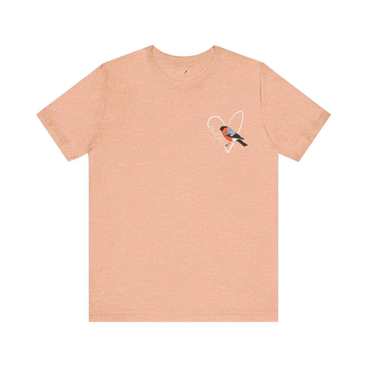 Bullfinch Heart Birdwatcher Bird T-Shirt