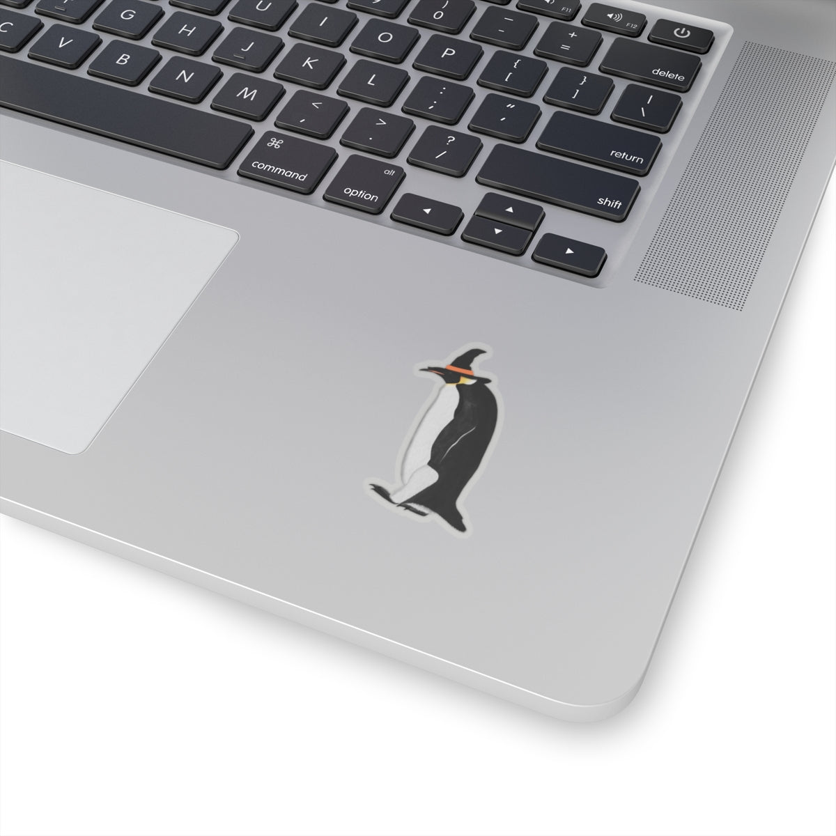 Penguin Halloween Witch Hat Bird Sticker