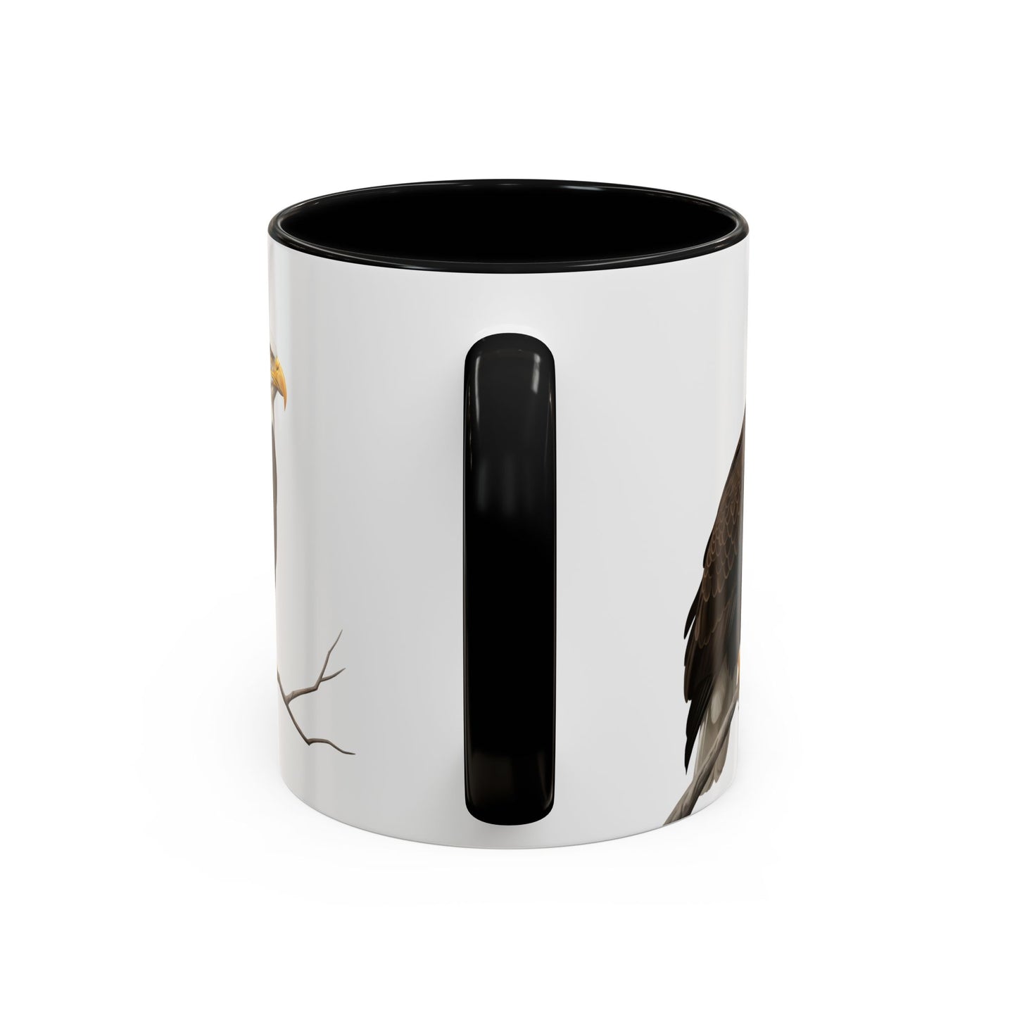 ハクトウワシの陶器製バードコーヒーマグ – バードウォッチャーへのカスタムギフト