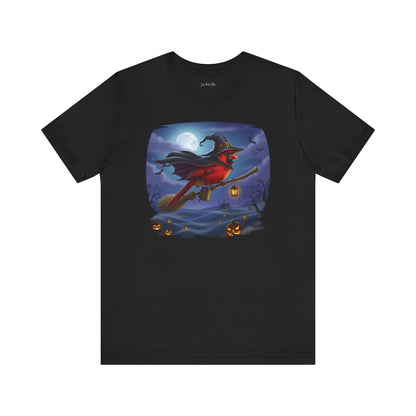 Cardinal Halloween Bird T-Shirt - Spooky Halloween Costume for Bird Lovers