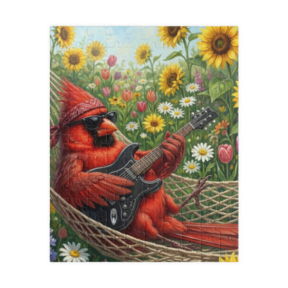 Chordinal the Rocking Bird Jigsaw Puzzle | Sunflower Hammock Premium Lover Gift (110 - 1014 Pieces) – adult animal