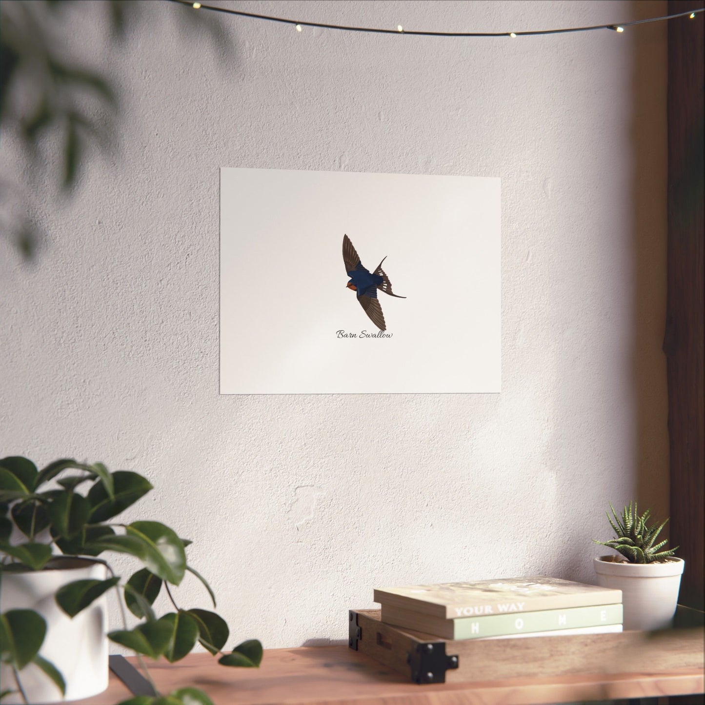 Barn Swallow Bird Birding Matte Poster