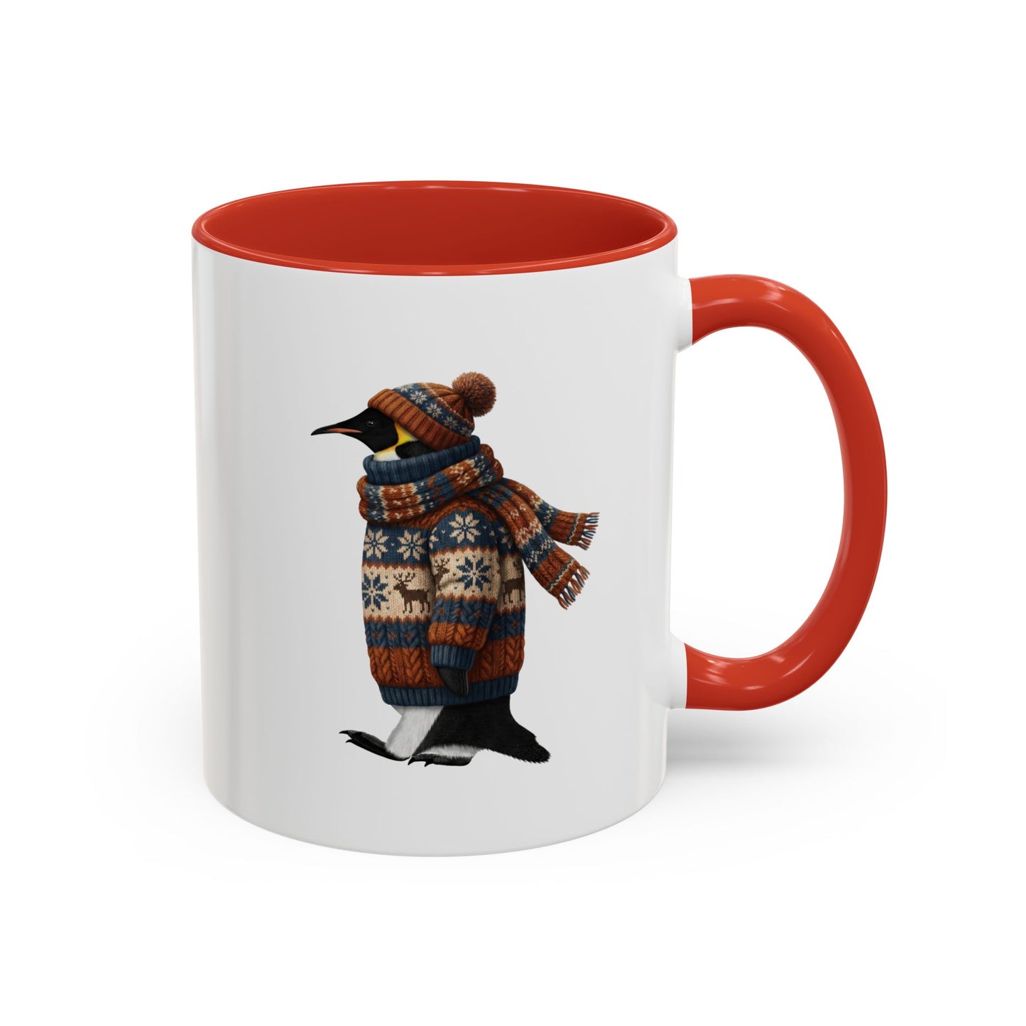 ペンギンの陶器製バードコーヒーマグ – バードウォッチャーへのカスタムギフト