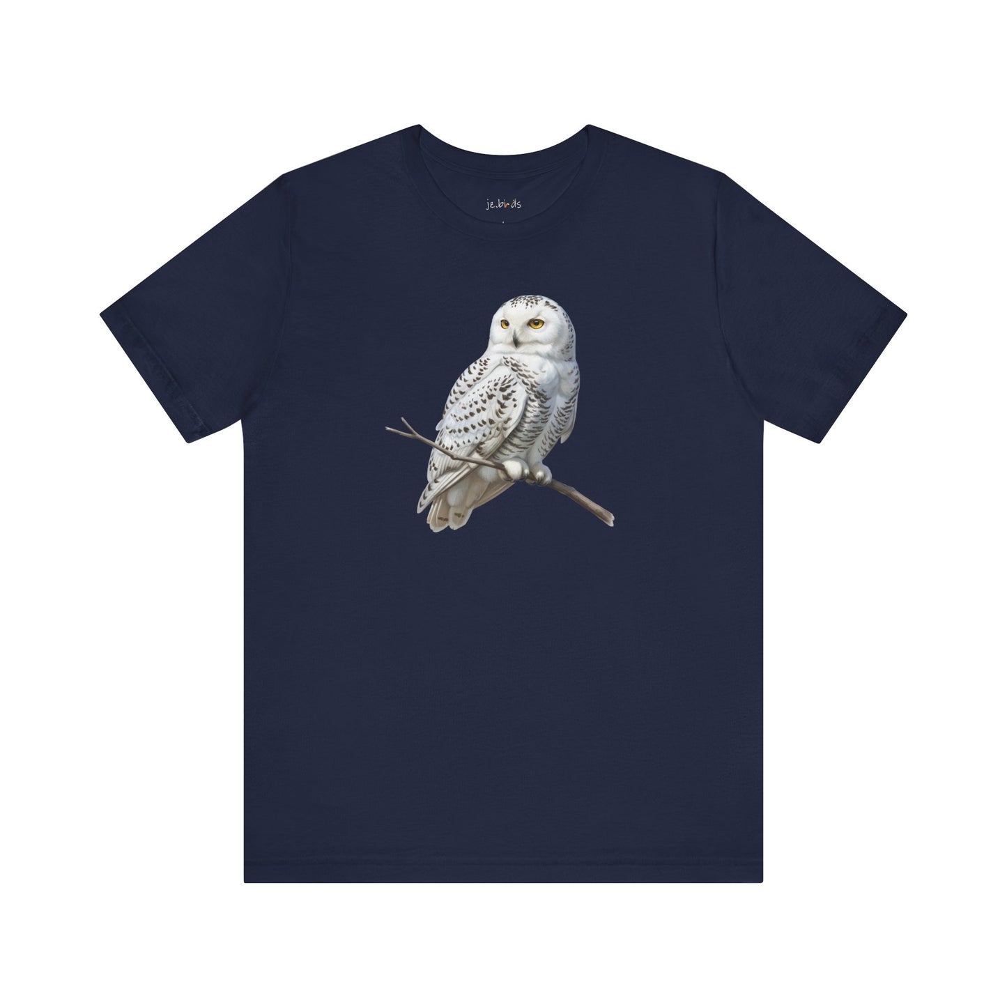 Snowy Owl T-Shirt | Unisex Bird Lover Tee | Wildlife Birder Gift