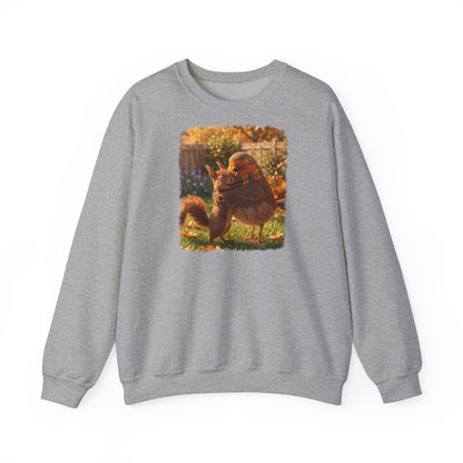Premium Sweatshirt Rosi Rotkehlchen & Eichhörnchen | Pullover für Vogelfreunde