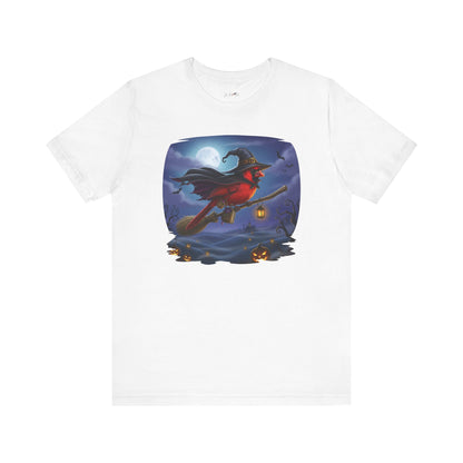 Cardinal Halloween Bird T-Shirt - Spooky Halloween Costume for Bird Lovers