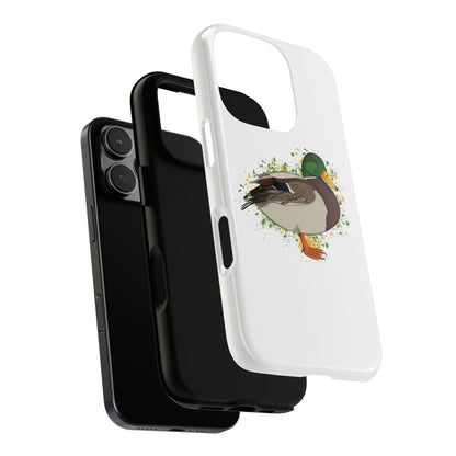 Stockente Ente Vogel iPhone & Google Pixel Vogelmotiv Handyhülle Weiß