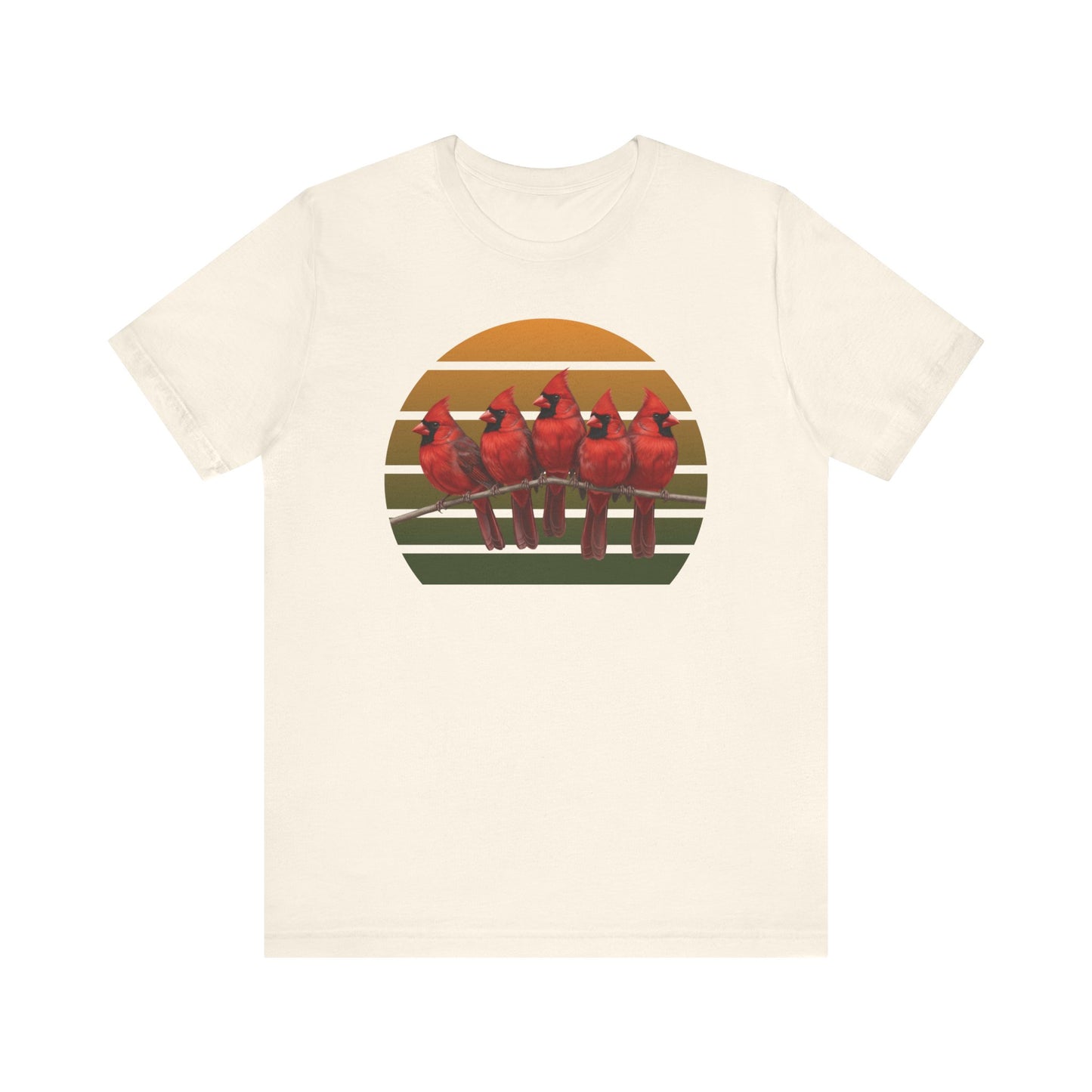 Cardinal Premium T-Shirt | Unique Birdwatcher & Birder Gift by jz.birds