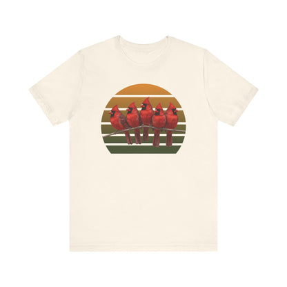 Cardinal Premium T-Shirt | Unique Birdwatcher & Birder Gift by jz.birds