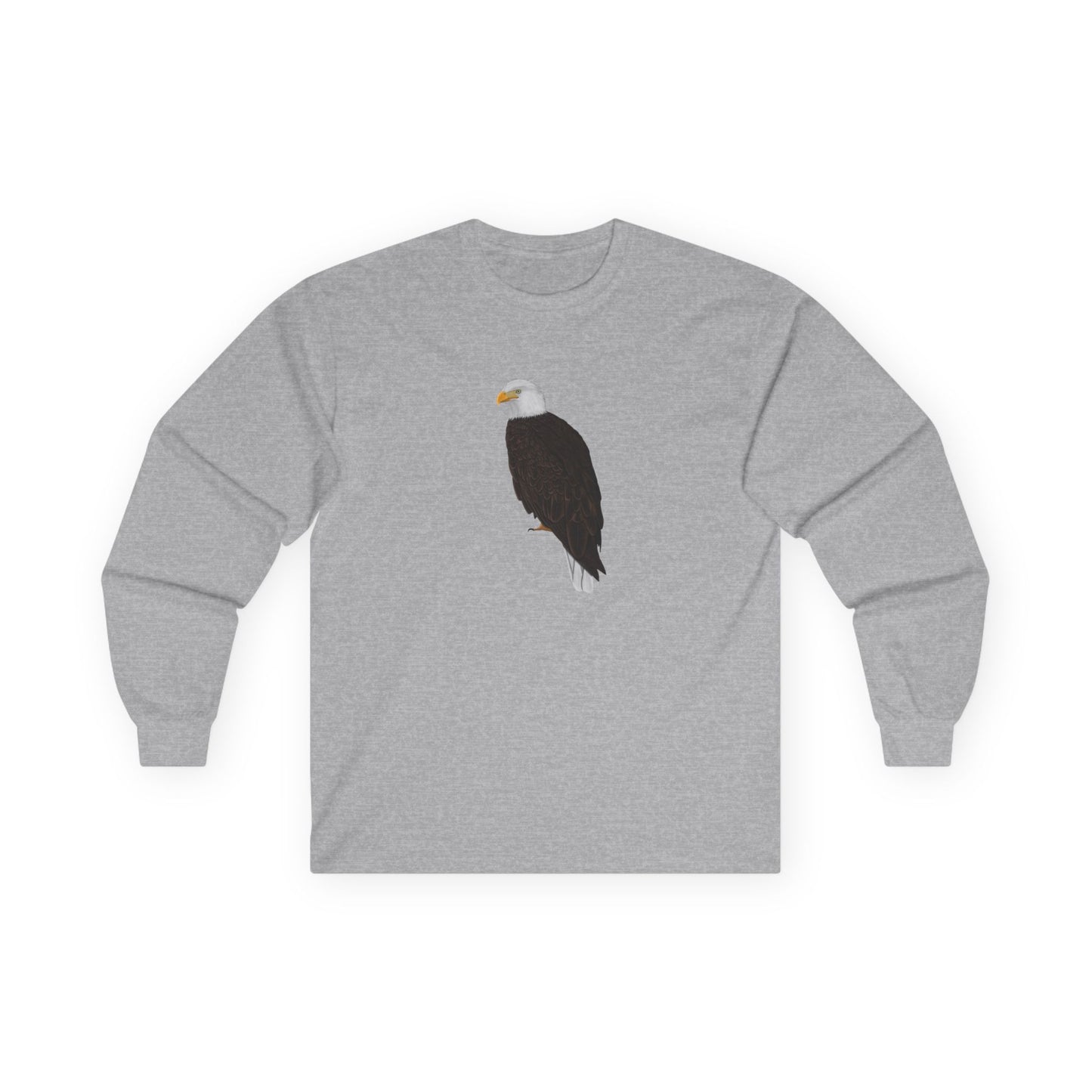 Bald Eagle Birding & Birdwatching Bird Cotton Long Sleeve T-Shirt