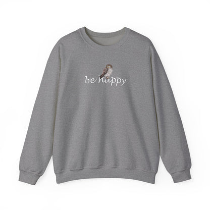 Owl Be Happy Bird Birding & Birdwatching Sweatshirt