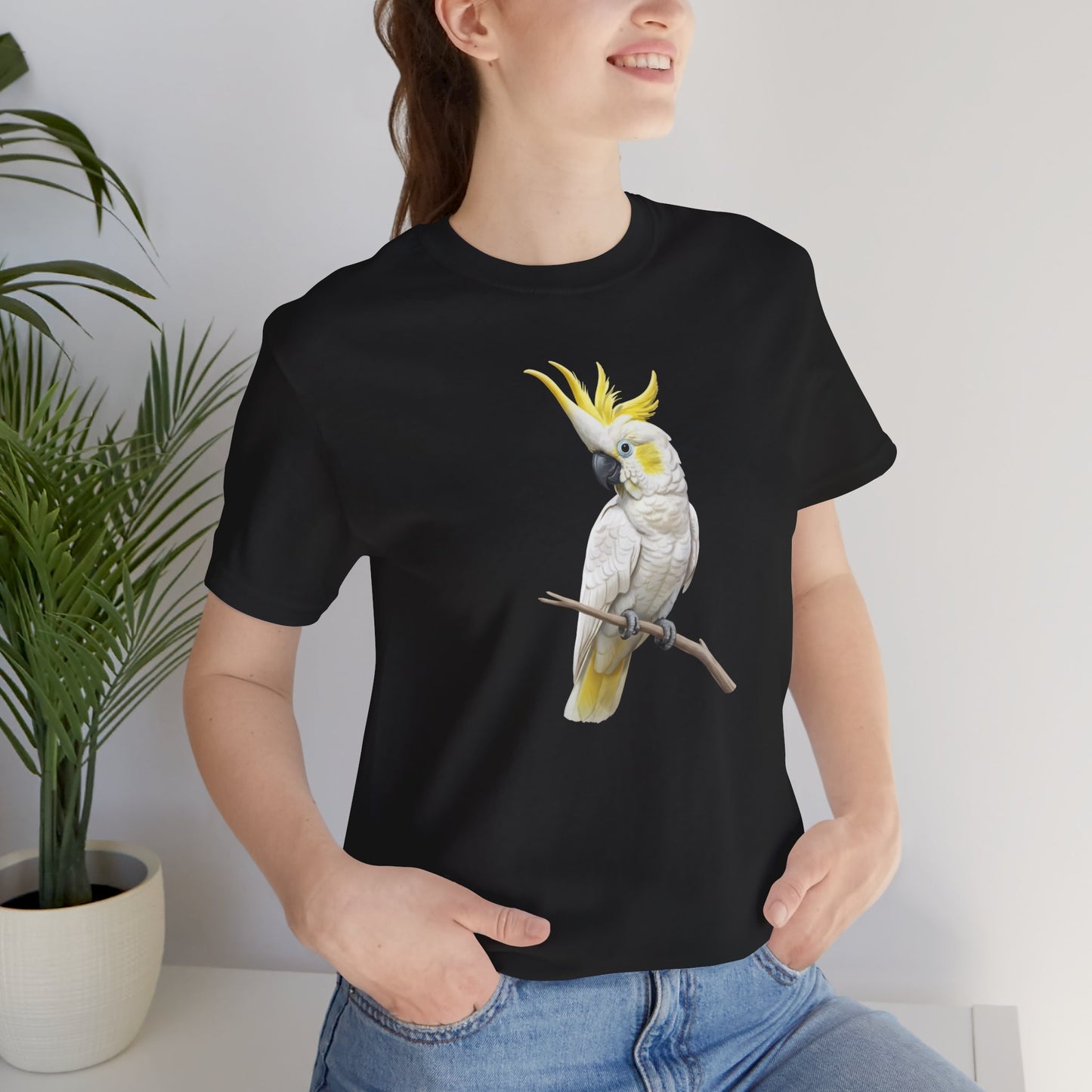 Sulphur-Crested Cockatoo T-Shirt | Unisex Bird Lover Tee | Wildlife Birder Gift