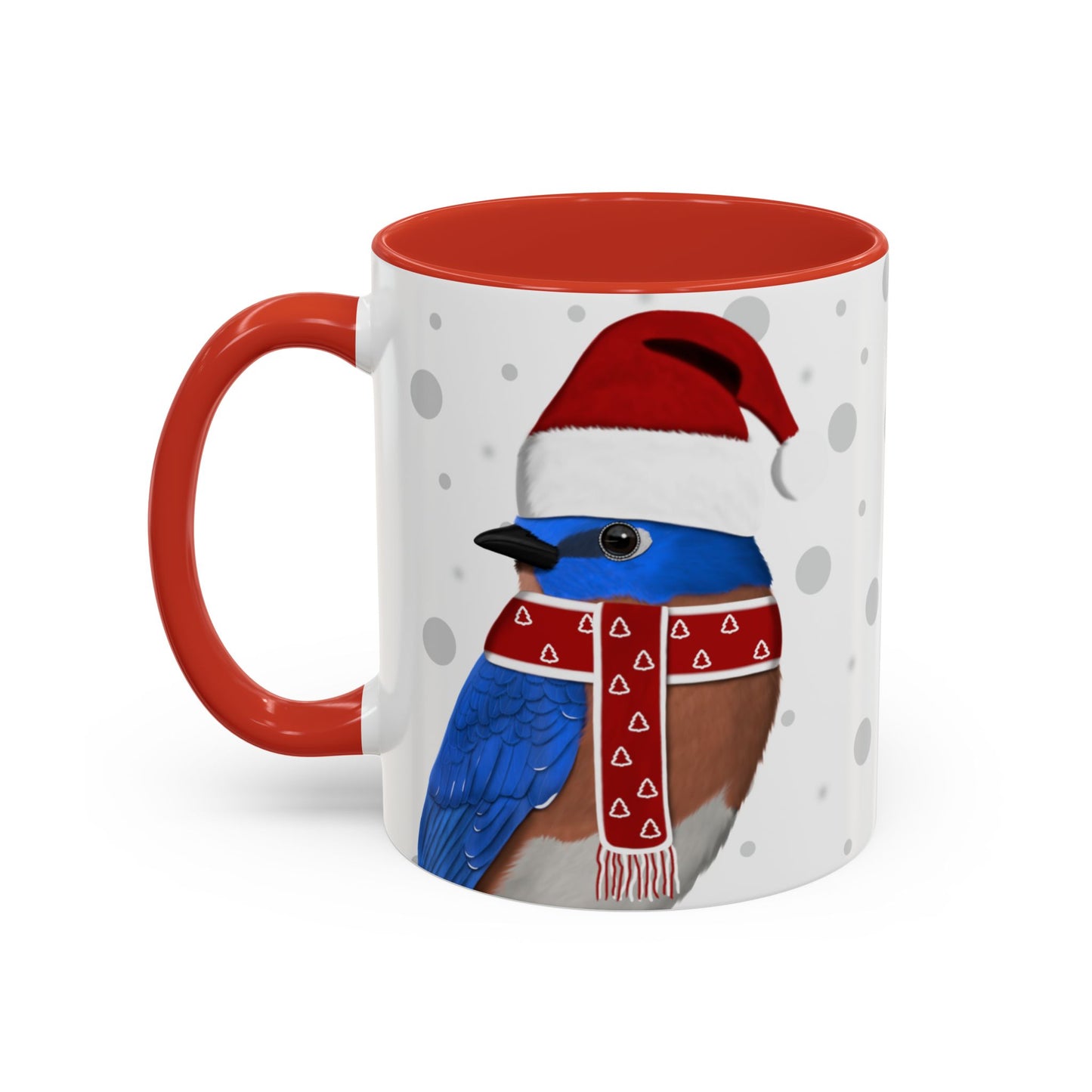 Bluebird Christmas Bird Coffee Mug