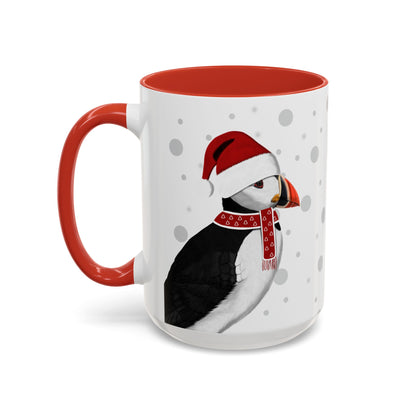 Puffin Christmas Bird Coffee Mug