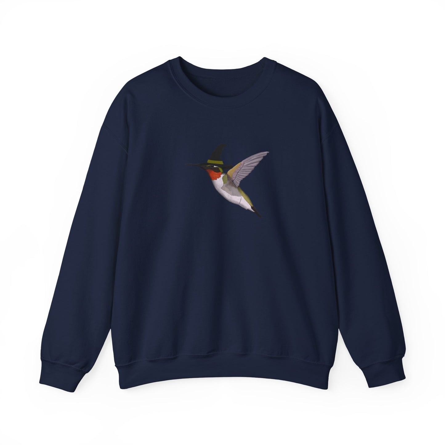 Hummingbird Halloween Birds Witch Birdwatcher Sweatshirt