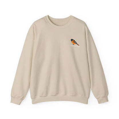 Baltimore Oriole Birding & Birdwatching Bird Sweatshirt