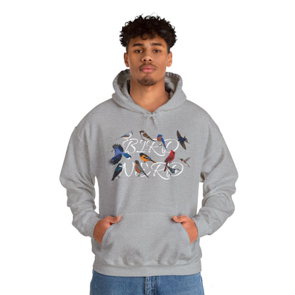 Bird Nerd Blue Jay Cardinal Hummingbird Robin Oriole Hoodie