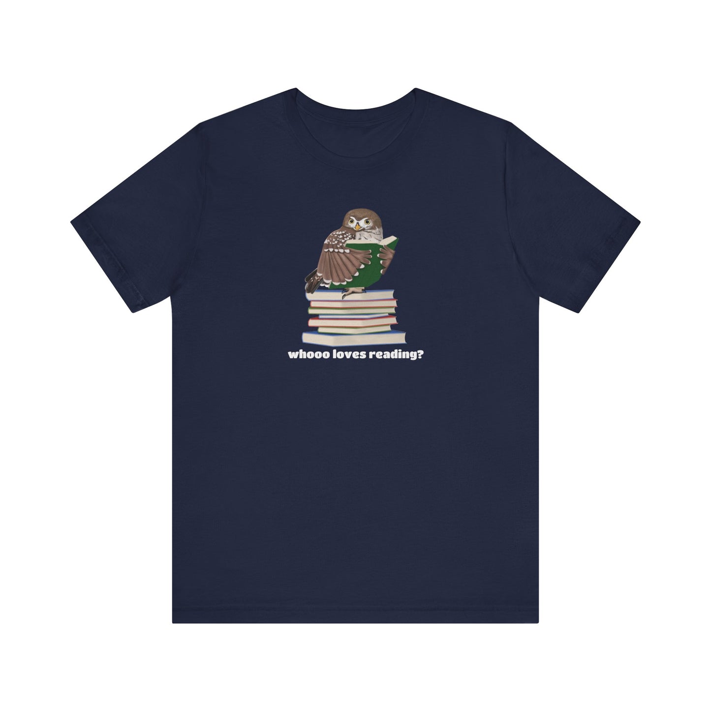 Whooo Loves Reading Owl Teacher Shirt – Cute Librarian & Book Lover Tee