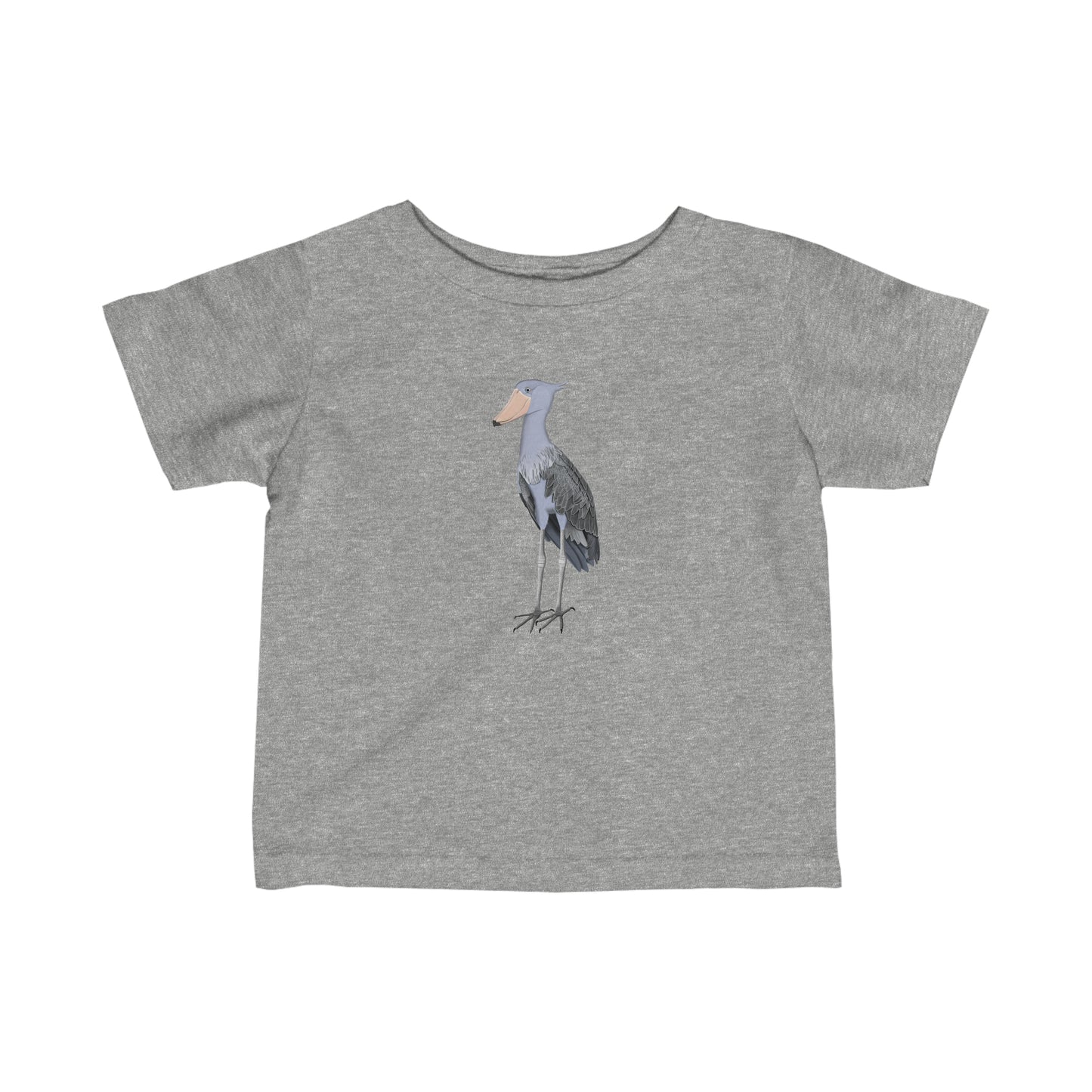Shoebill Bird Baby & Toddler Fine Jersey Tee