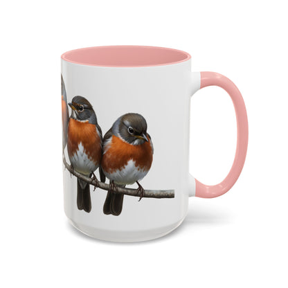 枝に止まるアメリカムシクイの陶器製バードコーヒーマグ – バードウォッチャーへのカスタムギフト