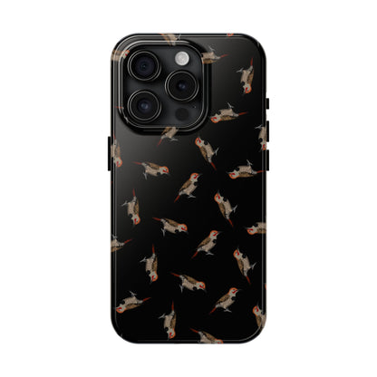 Northern Flicker iPhone Case Black – Premium Tough Phone Cover for Bird Lovers