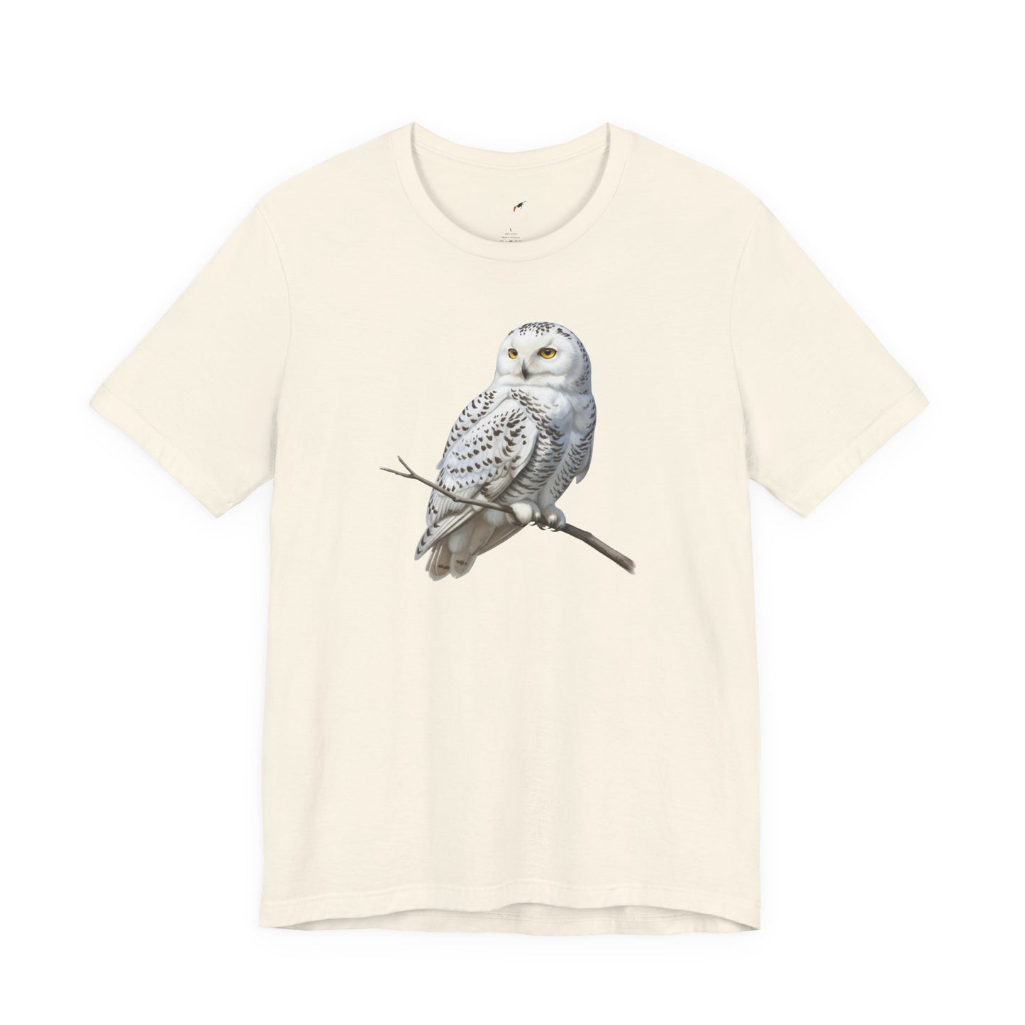 Snowy Owl T-Shirt | Unisex Bird Lover Tee | Wildlife Birder Gift