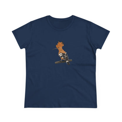 Hoopoe Bird Design for Birdwatchers and Bird Lovers Women's T-Shirt