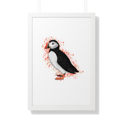 Puffin Bird Framed Poster