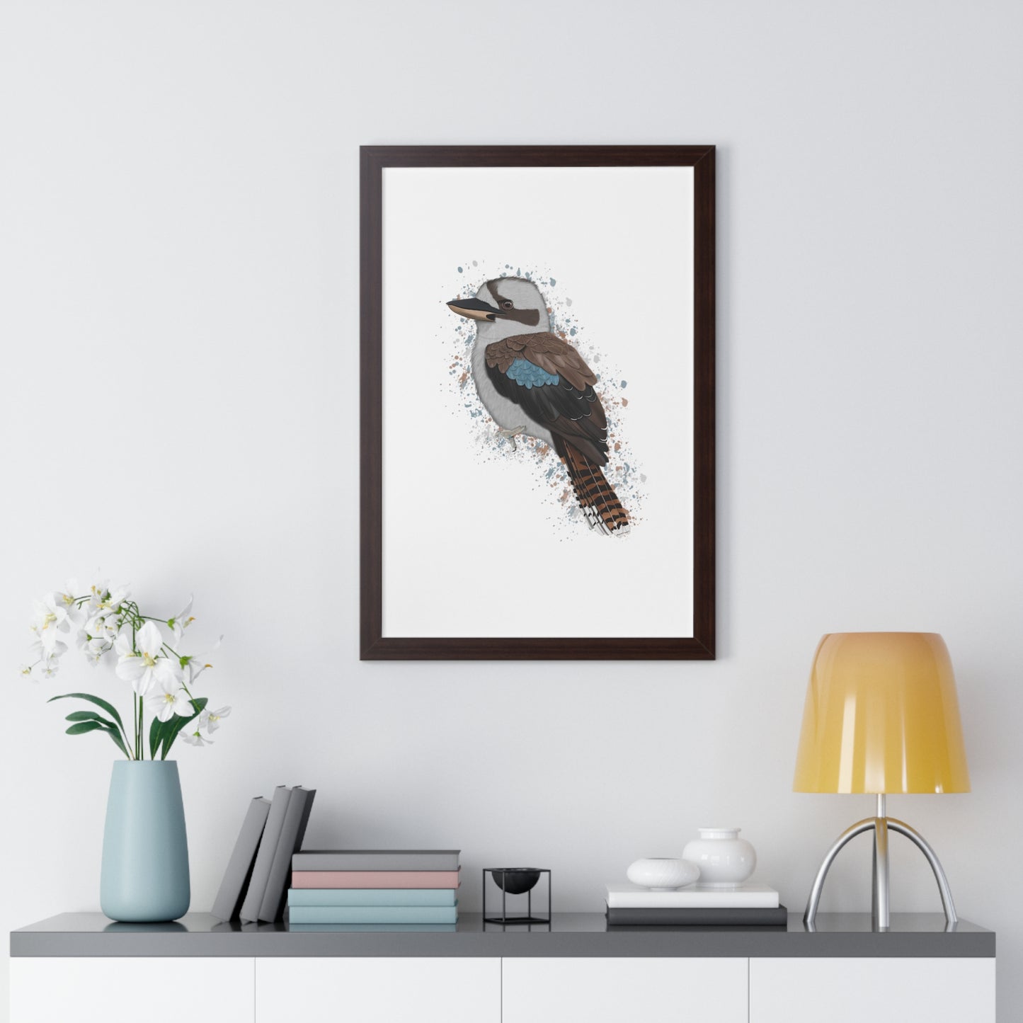 Kookaburra Bird Framed Poster