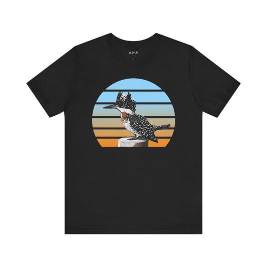 Crested Kingfisher Birdwatcher Bird T-Shirt