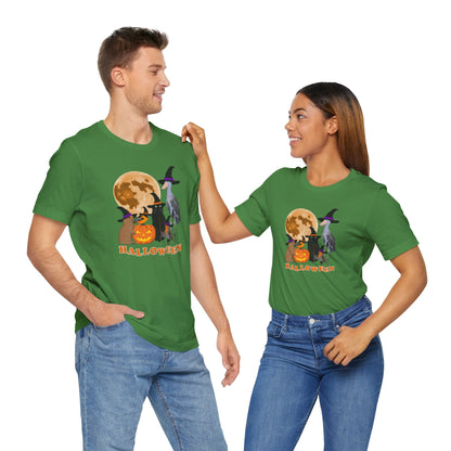 Baltimore Oriole Robin Shoebill with Cat and Bunny Halloween Bird T-Shirt