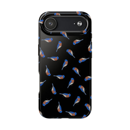 Bluebird iPhone Case Black – Premium Tough Phone Cover for Bird Lovers