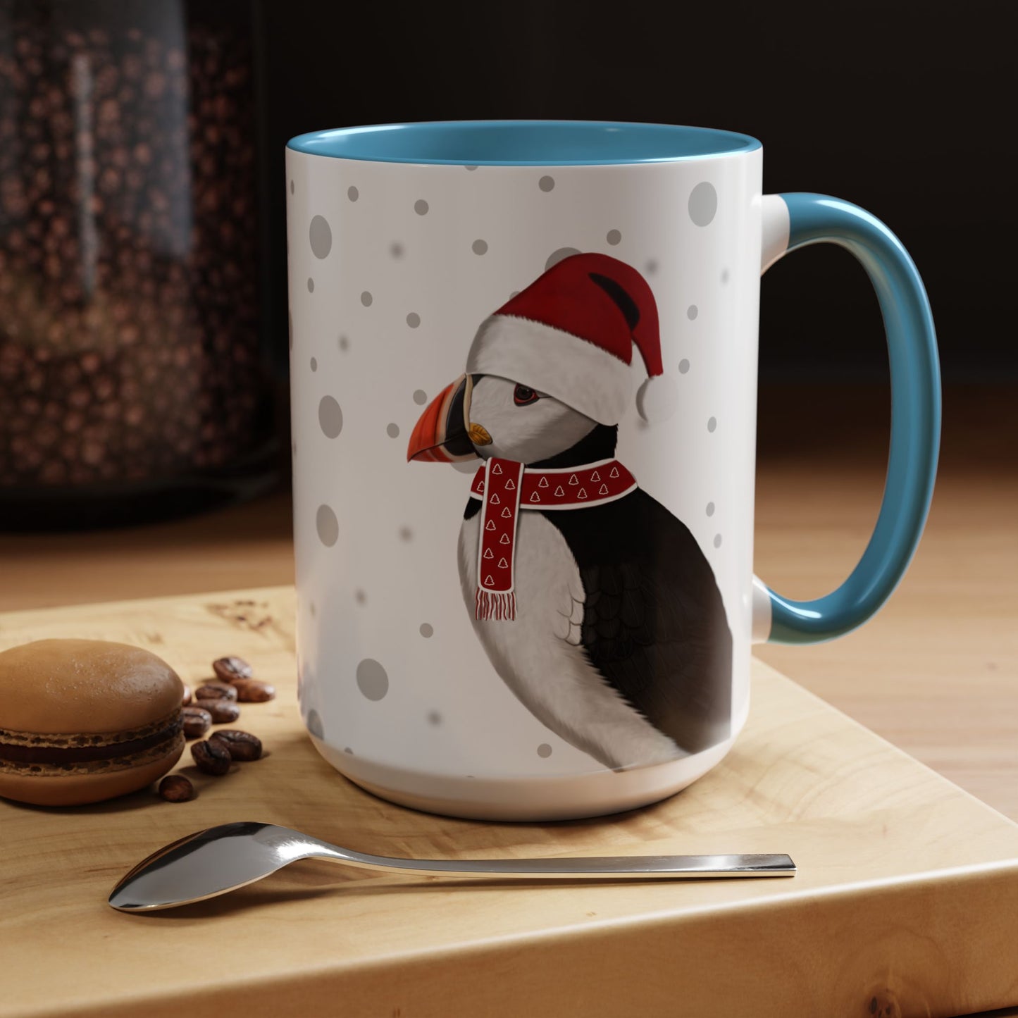 Puffin Christmas Bird Coffee Mug