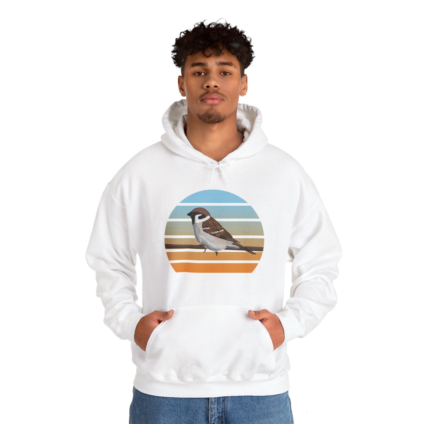 Tree Sparrow Bird Hoodie