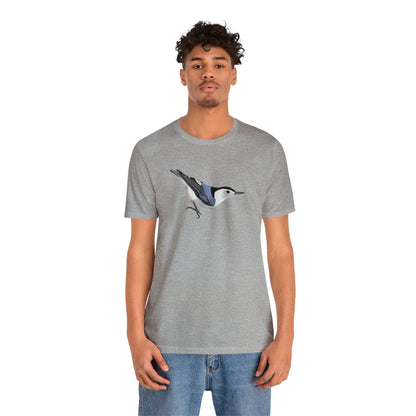 White Breasted Nuthatch Bird Tee - jz.birds