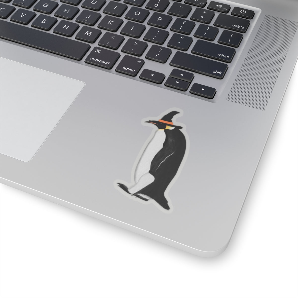 Penguin Halloween Witch Hat Bird Sticker