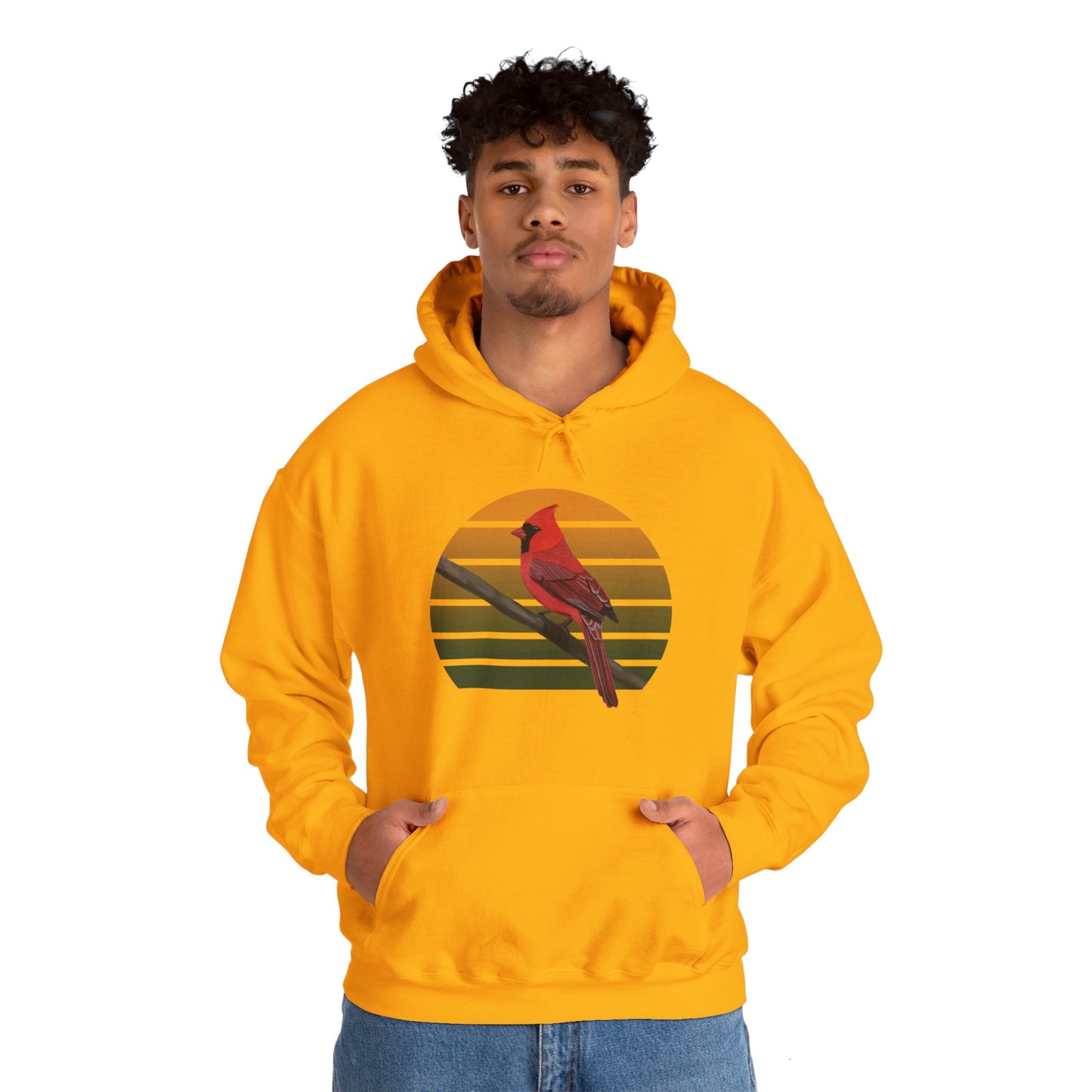 Cardinal Bird Hoodie