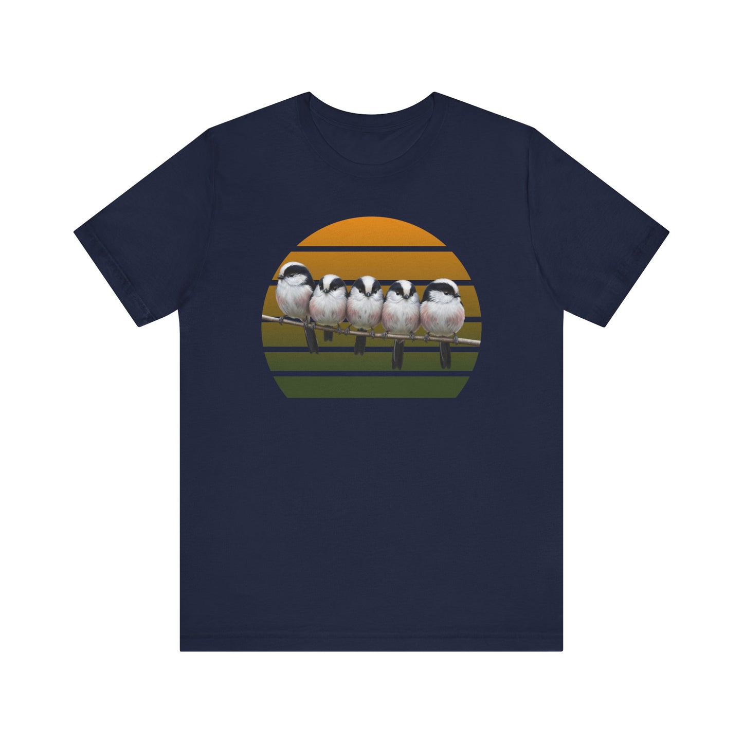 Schwanzmeisen Premuim T-Shirt | Geschenk für Vogelbeobachter | jz.birds