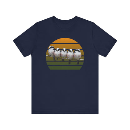 Schwanzmeisen Premuim T-Shirt | Geschenk für Vogelbeobachter | jz.birds
