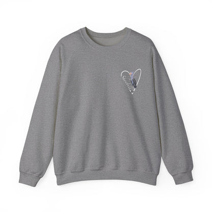 Shoebill Heart Birdlover Ornithologist Bird Sweatshirt