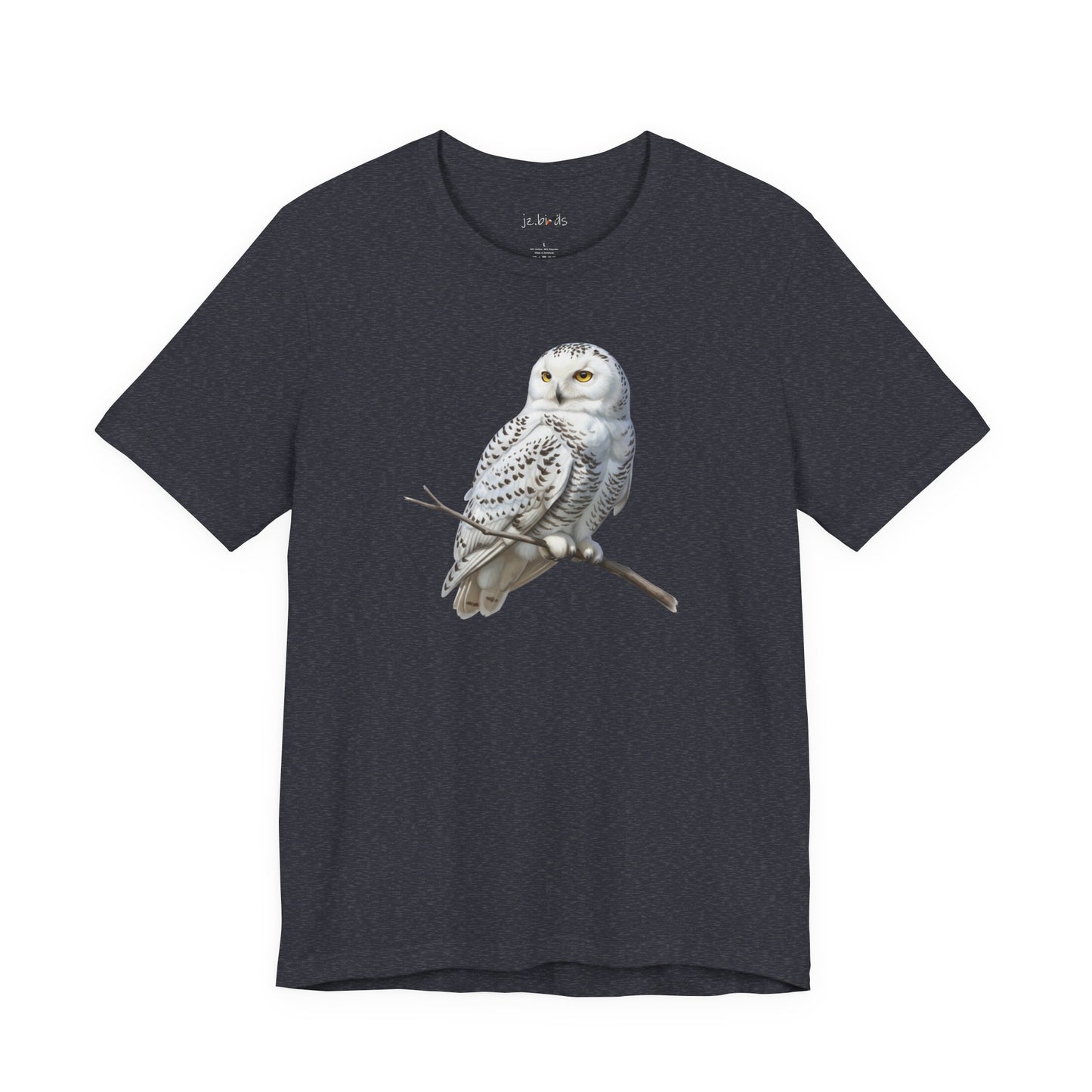 Snowy Owl T-Shirt | Unisex Bird Lover Tee | Wildlife Birder Gift