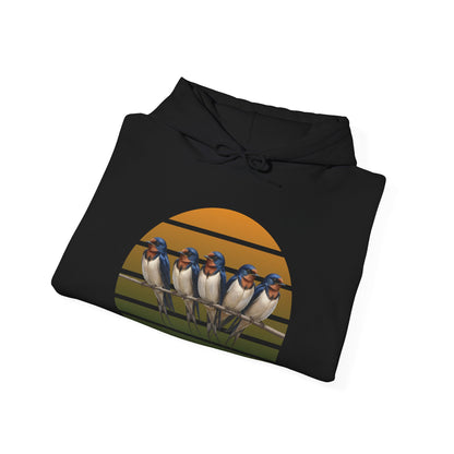Barn Swallow Hoodie Bird Lover & Bird Watcher | Unisex Sweater | Gift for Bird Lovers