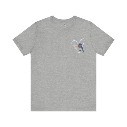 Eastern Bluebird Heart Birdwatcher Bird T-Shirt