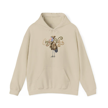 Schuhschnabel mit Strickpullover Cozy Vibes Hoodie - Vogel Kapuzenpullover für Vogelbeobachter & Naturliebhaber mit Vogelmotiv