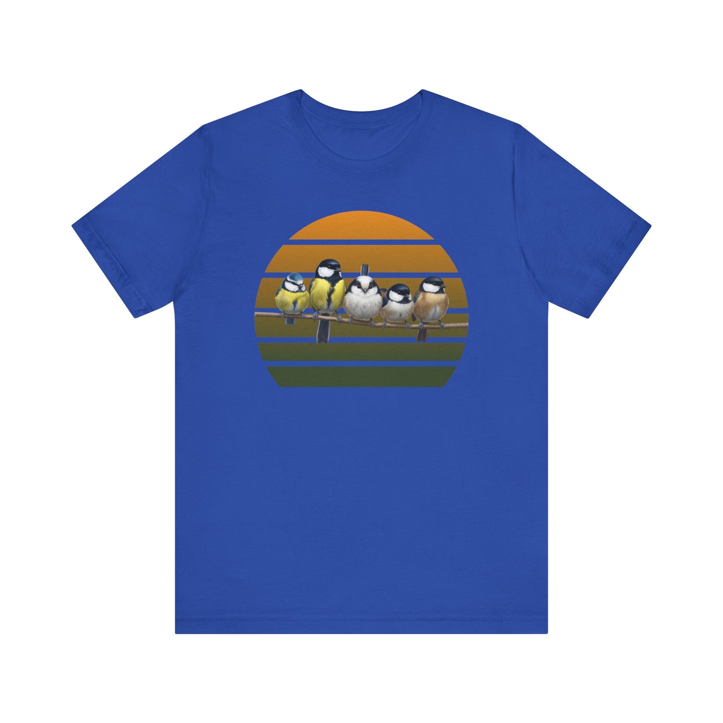 Meisen Premuim T-Shirt | Geschenk für Vogelbeobachter | jz.birds