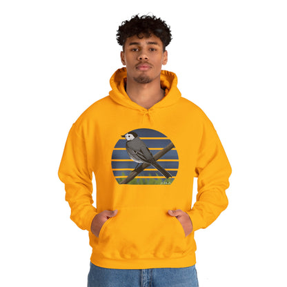 White Wagtail Bird Hoodie