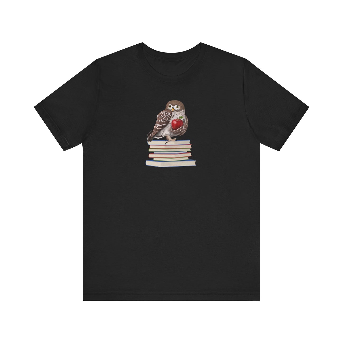 Cute Owl on Books Teacher Shirt – Back to School Apple Aesthetic